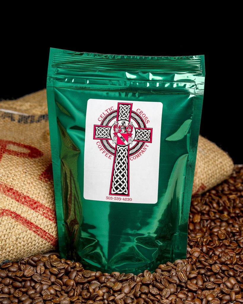 celtic cross coffee panama beans