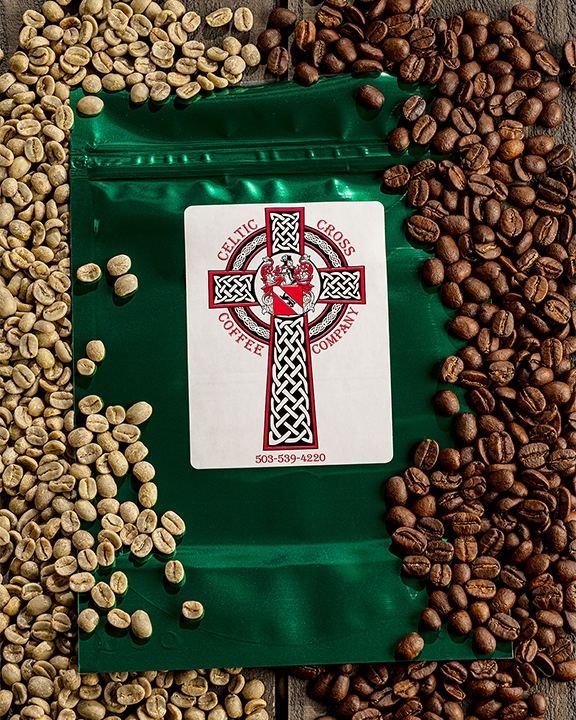 Celtic Cross Coffee Panama Beans Five pound bag